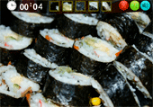 Morceaux de sushis