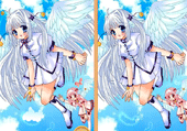 Anges manga: 7 différences à trouver