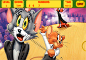 Nombres cachés avec Tom et Jerry